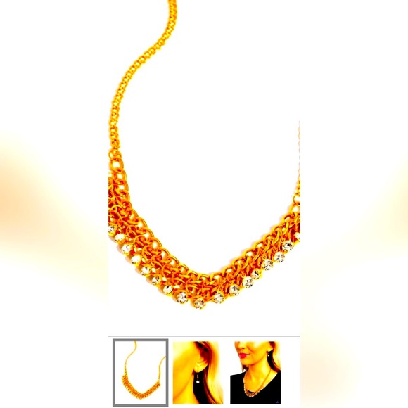 💥💎💥 SHOW OFF YOUR GLOW❗️ “GLOW AND GRIND” GOLD NECKLACE❗️💥💎💥 - Picture 4 of 6